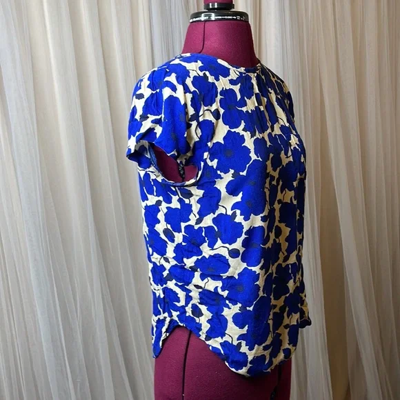 H&M Blue Floral Blouse - Picture 4 of 4